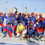 Союзмашевцы Приморья поздравили команду «Восток» с серебряными наградами Высшей лиги России по хоккею с мячом